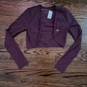 New Aeropostale cropped cardigan (shrug)
